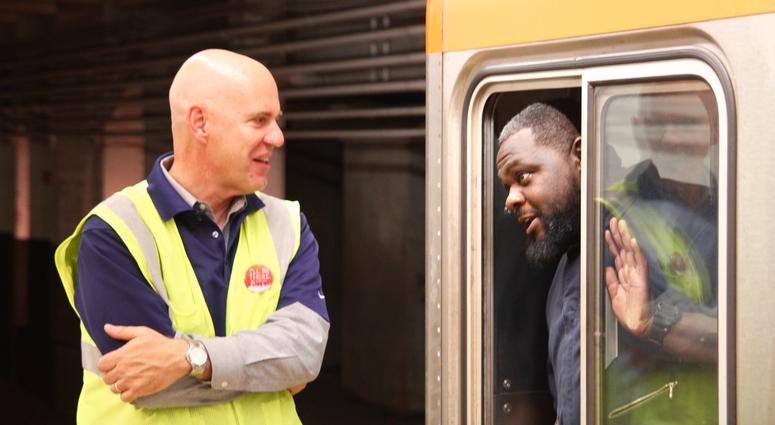 SEPTA General Manager Jeff Knueppel (left) announced he is retiring at the end of 2019. SEPTA General Manager Jeff Knueppel
