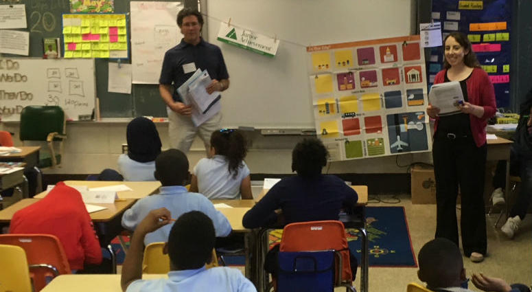 At Prince Hall Elementary School, third through fifth graders learned about money during a visit by some CPAs. Prince Hall Elementary School Students