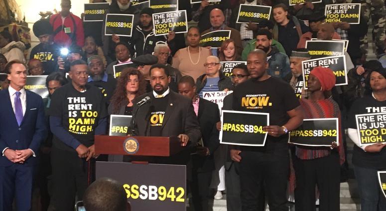 Senator Shariff Street has embarked on what he calls a "redemption tour,"to end life sentences without possibility of parole Shariff Street