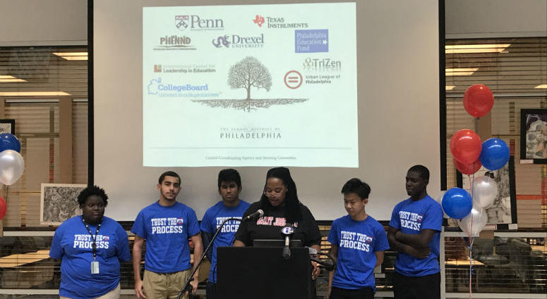 Students participate in the GEAR UP program. Students participate in the GEAR UP program.