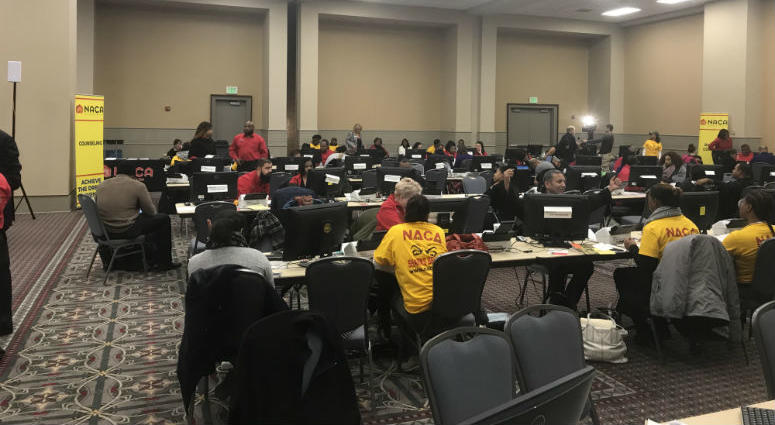 NACA hosts a workshop to help people become first time home owners. NACA