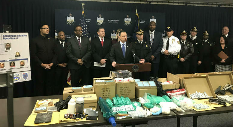 A major drug bust in the Kensington section of Philadelphia shuts down an operation that authorities say had a stronghold on the neighborhood for years and consistently put heroin and fentanyl back into the streets. A major drug bust in the Kensington section of Philadelphia shuts down an operation that authorities say had a stronghold on the neighborhood for years and consistently put heroin and fentanyl back into the streets.
