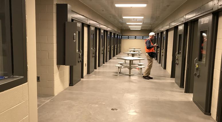 This is the area of SCI Phoenix cells adjacent to the infirmary where Cosby will live for three to 10 years. Shown in October 2017 before the prison opened. This is the area of SCI Phoenix cells adjacent to the infirmary where Cosby will live for three to 10 years.