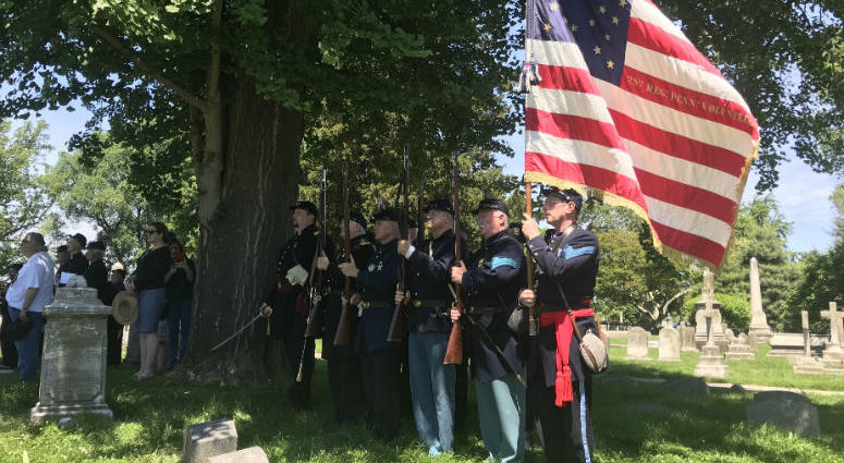 A special service was held Sunday honoring some of the region's Civil War veterans at Laurel Hill Cemetery. A special service was held Sunday honoring some of the region's Civil War veterans at Laurel Hill Cemetery.