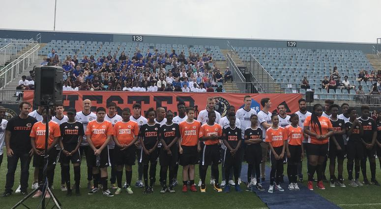 The Philadelphia Union announced on June 5, 2019 it will fund new soccer equipment and fields for Chester schools. Philadelphia Union