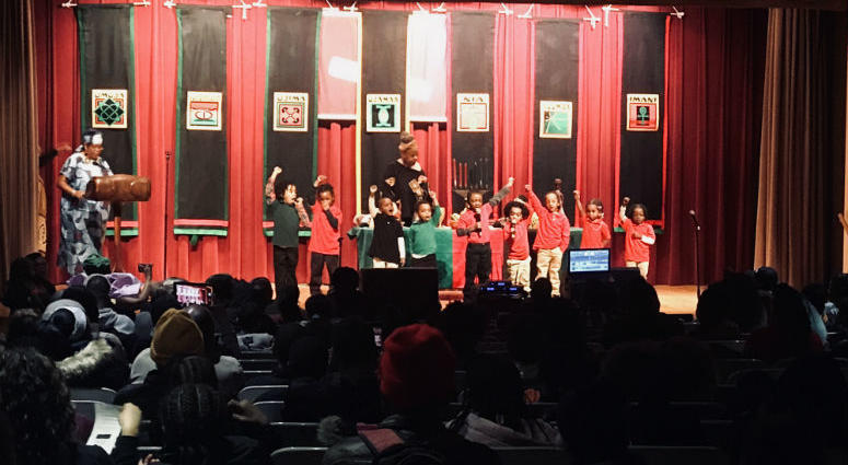 A holiday tradition at the Free Library of Philadelphia continues for the first day of Kwanzaa. A holiday tradition at the Free Library of Philadelphia continues for the first day of Kwanzaa.