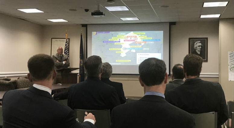 Residents at an information meeting about the school with Upper Darby School District. The Upper Darby School District wants to build a new $65 million middle school, but that plan is getting pushback from district residents.