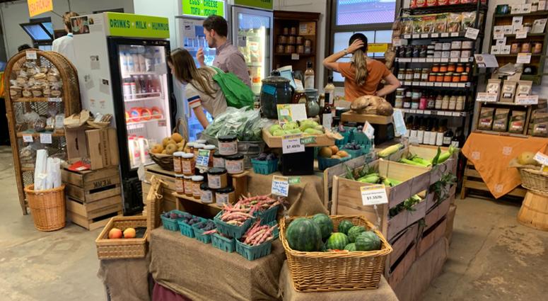 Walter B. Saul High School students have the option to work part time for Weavers Way Co-op's farmers market. Weavers Way Co-op