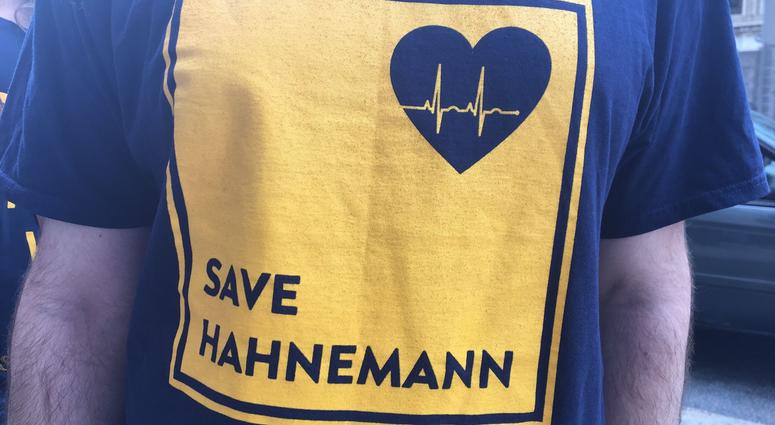 Thousands of people protested in front of Hahnemann University Hospital on Thursday afternoon to try and save the institution from what they believe is a real-estate deal. Thousands of people protested in front of Hahnemann University Hospital on Thursday afternoon to try and save the institution from what they believe is a real-estate deal.