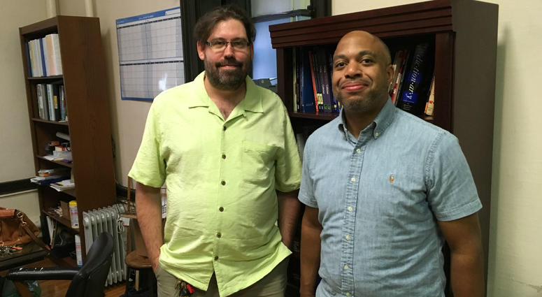 From left: James Arleth and Asmaro Gist James Arleth and Asmaro Gist