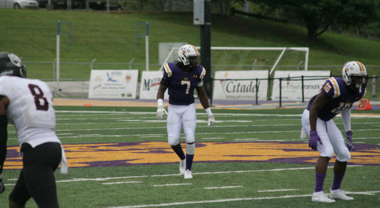 West Chester University junior defensive back Jarey Elder West Chester University junior defensive back Jarey Elder