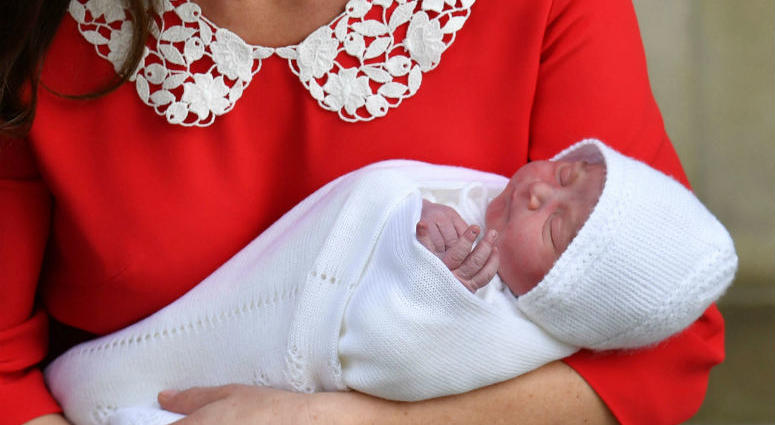 It is announced on Friday April 27, 2018, that the new son of Britain's Prince William and Kate, Duchess of Cambridge, is named Louis Arthur Charles. Louis Arthur Charles