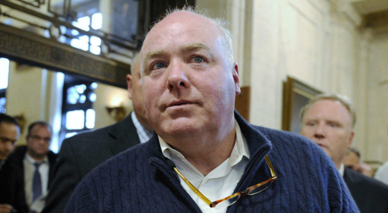In this Feb. 24, 2016, file photo, Michael Skakel leaves the state Supreme Court after his hearing in Hartford, Conn. In this Feb. 24, 2016, file photo, Michael Skakel leaves the state Supreme Court after his hearing in Hartford, Conn.