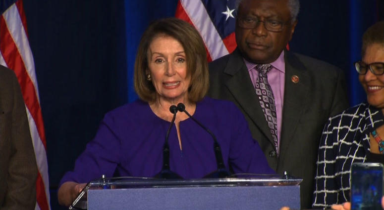 House Minority Leader Nancy Pelosi was confident Wednesday she would be elected speaker, one day after Democrats won back the House majority since losing it eight years ago.