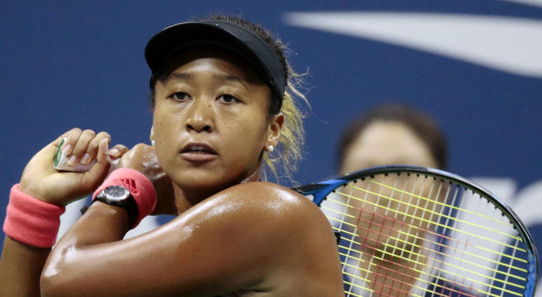 In this Sept. 8, 2018, file photo, Naomi Osaka, of Japan, returns a shot to Serena Williams fo the U.S. during the women's final of the U.S. Open tennis tournament, in New York. In this Sept. 8, 2018, file photo, Naomi Osaka, of Japan, returns a shot to Serena Williams fo the U.S. during the women's final of the U.S. Open tennis tournament, in New York.