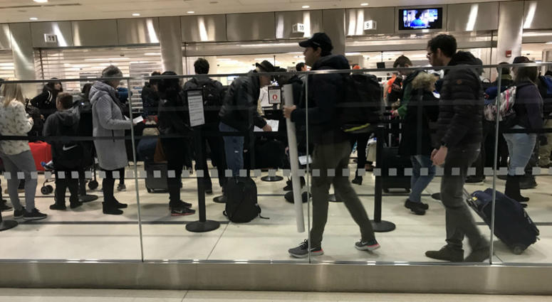 At Philadelphia International Airport, hundreds of TSA officers are working and waiting for the government shutdown to end. At Philadelphia International Airport, hundreds of TSA officers are working and waiting for the government shutdown to end.