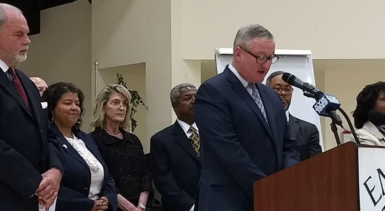 Mayor Jim Kenney announces Philadelphia Safe Return program. Mayor Jim Kenney announces Philadelphia Safe Return program