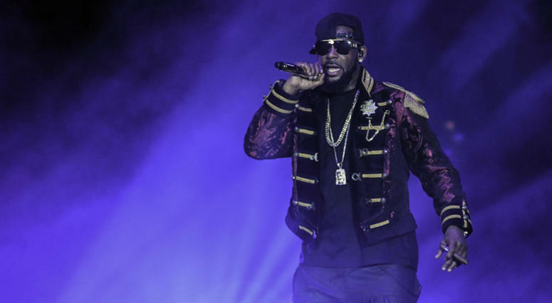 R. Kelly performs at the American Airlines Arena. R. Kelly performs at the American Airlines Arena.