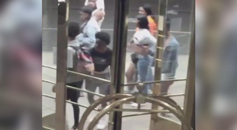 Video image of teenagers suspected of attacking 32-year-old Rizzo Mertz Video image of teenagers suspected of attacking 32-year-old Rizzo Mertz