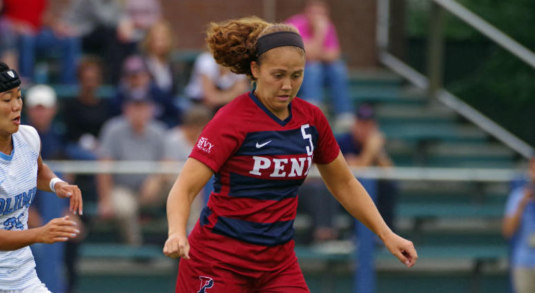 Penn junior forward Emily Sands Penn junior forward Emily Sands