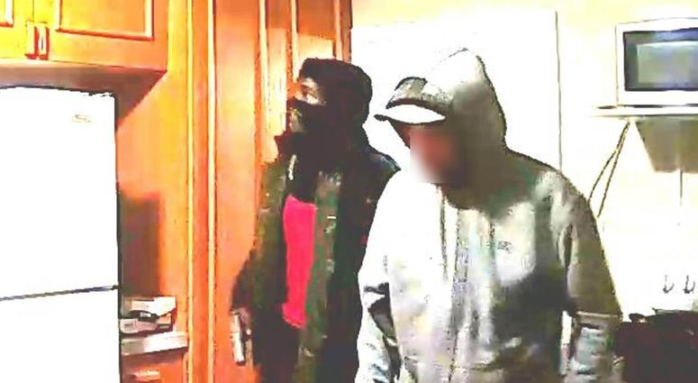 Surveillance image of suspects in Pottstown home invasion. Pottstown Home Invasion