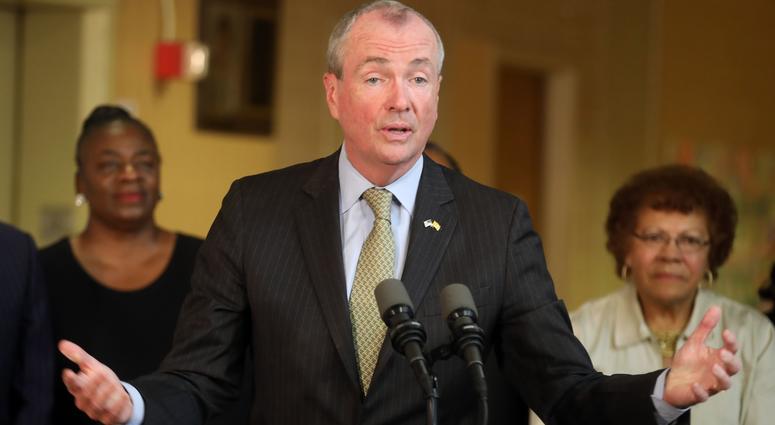 New Jersey Gov. Phil Murphy during a press conference as he talks about the budget impasse. New Jersey Gov. Phil Murphy