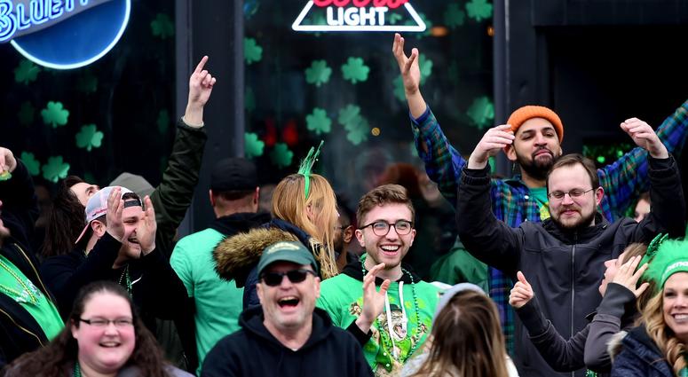 The annual St. Patrick's Day Parade in downtown Binghamton drew thousands to celebrate Ireland's patron saint, March 2, 2019. St. Patrick's Day Parade
