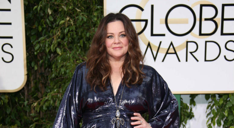 Melissa McCarthy arrives on the red carpet during the 73rd Golden Globe Awards at The Beverly Hilton in Beverly Hills. Melissa McCarthy