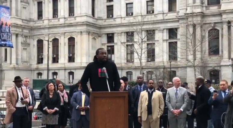 There's a new bipartisan effort to reform probation and parole inspired by rapper Meek Mill, and Pennsylvania lawmakers joined criminal justice reform advocates for a press conference outside of the Municipal Services Building on Tuesday. Meek Mill was the final speaker at a rally Pennsylvania House Bill 1925. With bipartisan support, the proposed law would likely cap probation and parole time and provide fixes to a system that reincarcerates thousands for technical vioaltions.