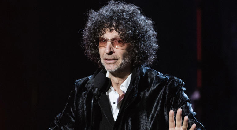 In this April 14, 2018 file photo, Howard Stern speaks at the 2018 Rock and Roll Hall of Fame Induction Ceremony in Cleveland. The shock jock’s “Howard Stern Comes Again” will be published May 14. Howard Stern