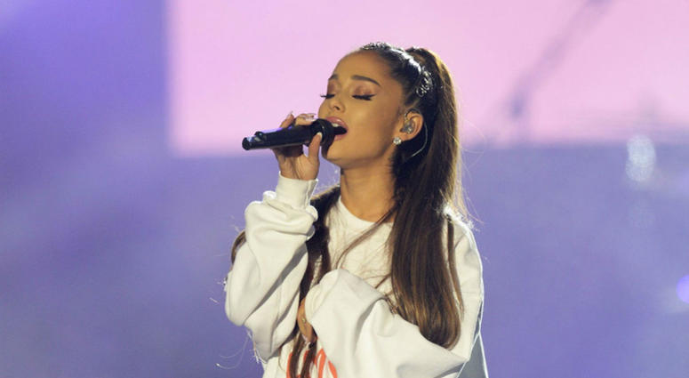 Ariana Grande performs at 'One Love Manchester' benefit concert. Ariana Grande performs at 'One Love Manchester' benefit concert.