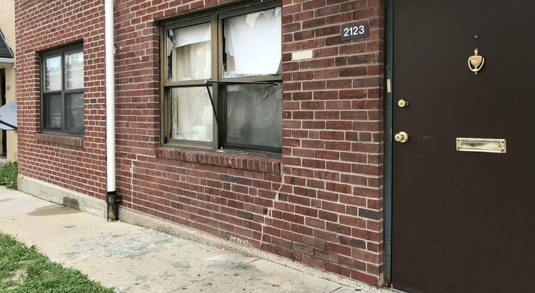 The scene of a shooting at the Wilson Park Apartments on Bailey Terrace. The scene of a shooting at the Wilson Park Apartments on Bailey Terrace.