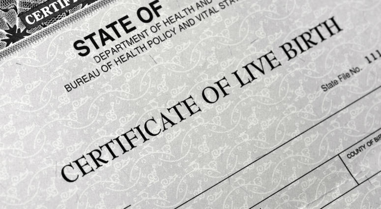 birth certificate birth certificate