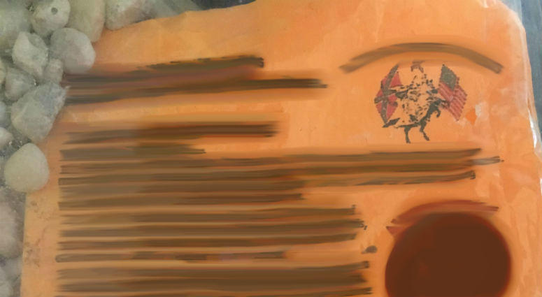 Image of a racist flier found in Montgomery County. Due to the language used, this image has been blurred. Image of a racist flier found in Montgomery County. Due to the language used, this image has been blurred.