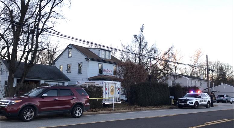 Authorities are investigating the scene of a home in Montgomery County where two bodies were found in the front yard. Authorities are investigating the scene of a home in Montgomery County where two bodies were found in the front yard.