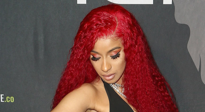 Cardi B attends Ignite's Angels and Devils Pre-Valentine's Day Party on February 13, 2019 in Bel Air, California. Cardi B attends Ignite's Angels and Devils Pre-Valentine's Day Party on February 13, 2019 in Bel Air, California.