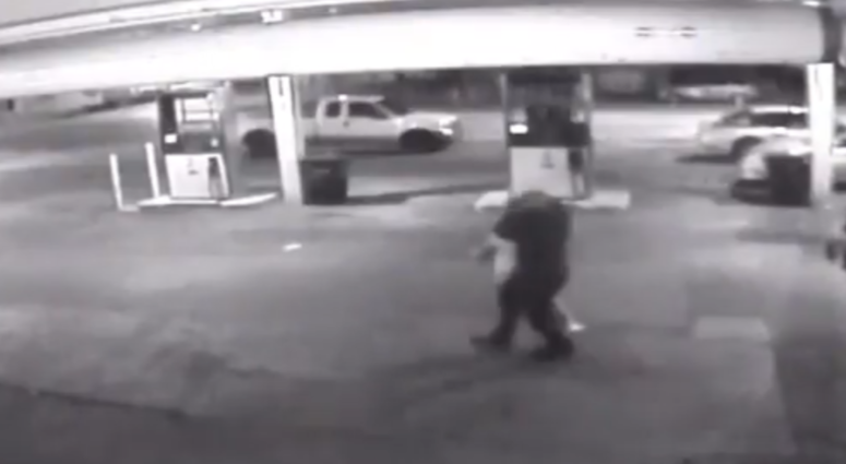 A screenshot from surveillance video shows a man was dragged by the neck, choked until he passed out and robbed early Tuesday morning in Juniata Park. A screenshot from surveillance video shows a man was dragged by the neck, choked until he passed out and robbed early Tuesday morning in Juniata Park.