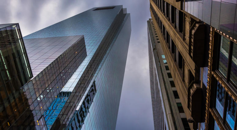 The Comcast Center in downtown Philadelphia. Comcast Center