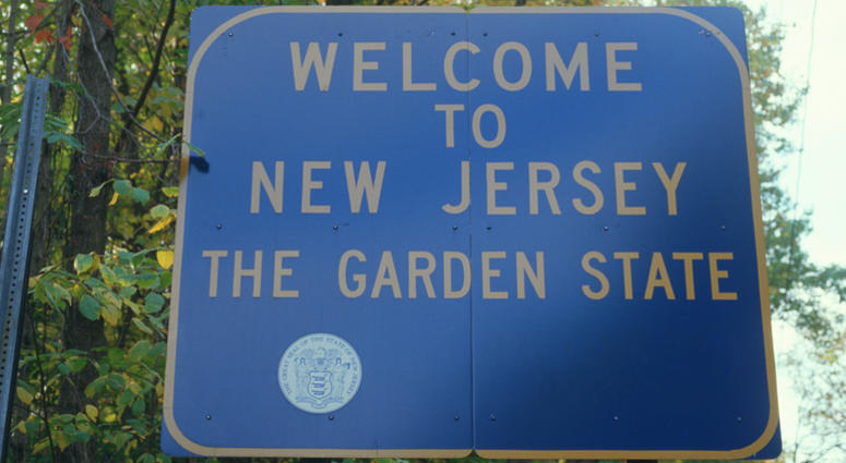 Welcome to New Jersey Sign New Jersey