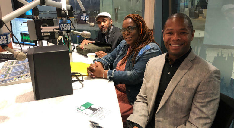 From far left: Kempis Songster, co-founder of The Redemption Project; Chantay Love, founder of Every Murder is Real (EMIR) Healing Center; and Ted Corbin, co-creator of Healing Hurt People at Drexel University. From far left: Kempis Songster, co-founder of The Redemption Project; Chantay Love, founder of Every Murder is Real (EMIR) Healing Center; and Ted Corbin, co-creator of Healing Hurt People at Drexel University.