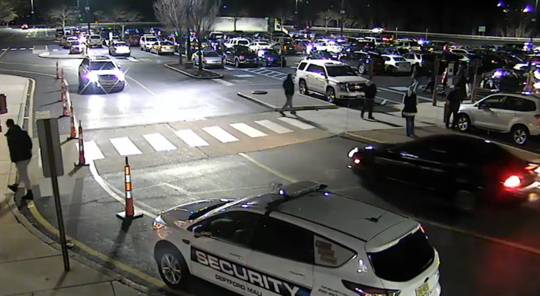 Police in Deptford Township are searching for four suspects after a parking lot argument turned into an all-out assault. Police in Deptford Township are searching for four suspects after a parking lot argument turned into an all-out assault.