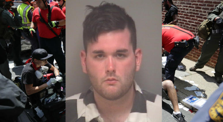 James Fields, Jr. is charged with first-degree murder and other crimes after prosecutors say he intentionally drove his car into a crowd of people during the 2017 "Unite the Right" rally in Charlottesville. James Alex Fields Jr