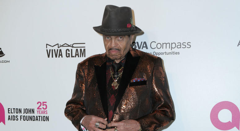 Joe Jackson is shown at the 26th Annual Elton John Academy Awards Viewing Party held at West Hollywood Park on March 4, 2018. Joe Jackson is shown at the 26th Annual Elton John Academy Awards Viewing Party held at West Hollywood Park on March 4, 2018.