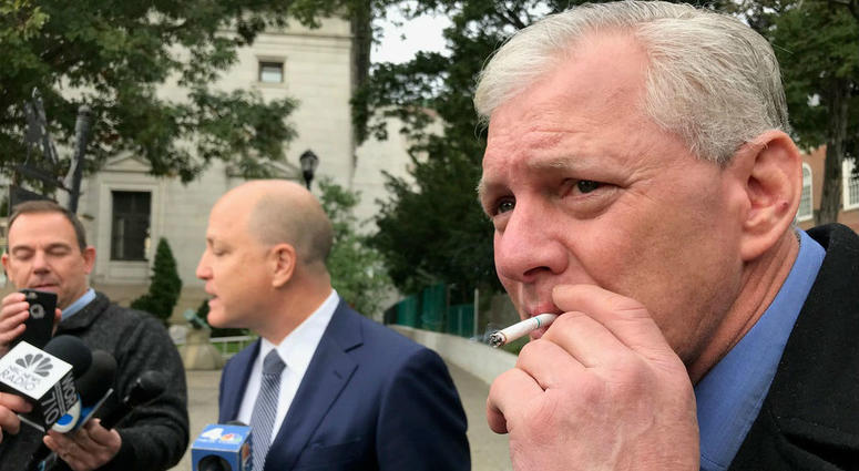 Former Major League Baseball player Lenny Dykstra is shown at Union County Superior Court in Elizabeth, N.J. Lenny Dykstra