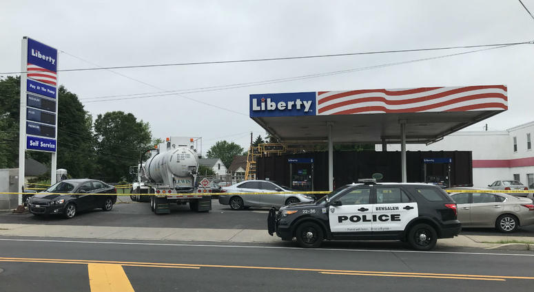 Liberty gas station and Vigilante Service Center in the 1200 block of Bristol Pike Liberty gas station and Vigilante Service Center in the 1200 block of Bristol Pike