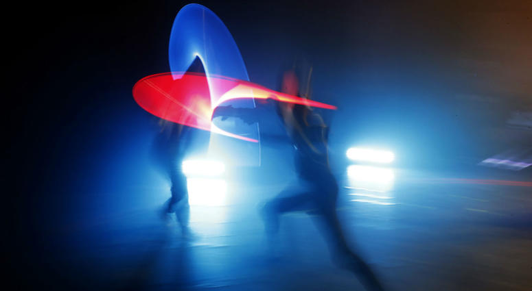 Competitors battle during a national lightsaber tournament in Beaumont-sur-Oise, north of Paris. Competitors battle during a national lightsaber tournament in Beaumont-sur-Oise, north of Paris.