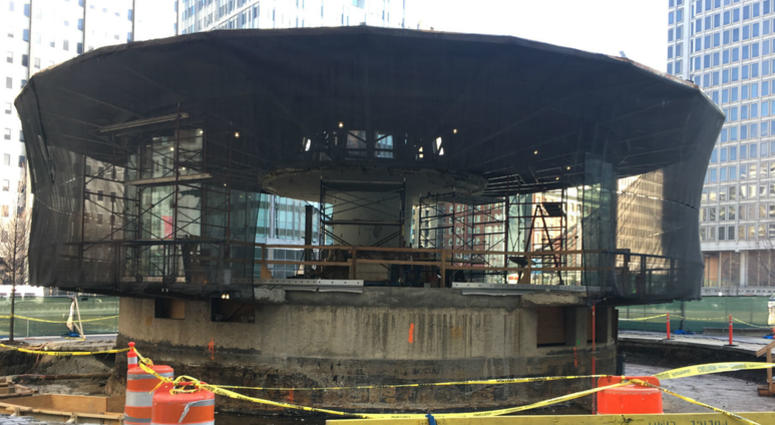 The final piece of the lengthy LOVE Park renovation is making progress. The final piece of the lengthy LOVE Park renovation is making progress.