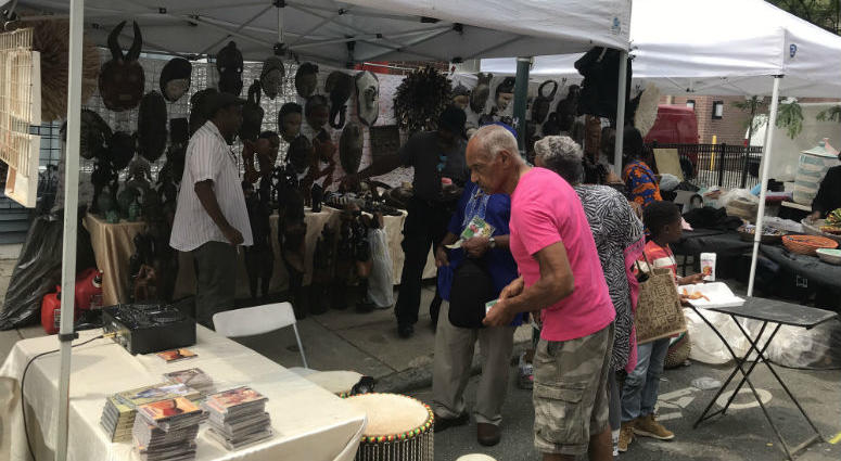 Streching from the Schuylkill River to 23rd and South streets every year, the unique cuisine and vibrant music attracts thousands of people to the Odunde Festival. Streching from the Schuylkill River to 23rd and South streets every year, the unique cuisine and vibrant music attracts thousands of people to the Odunde Festival.