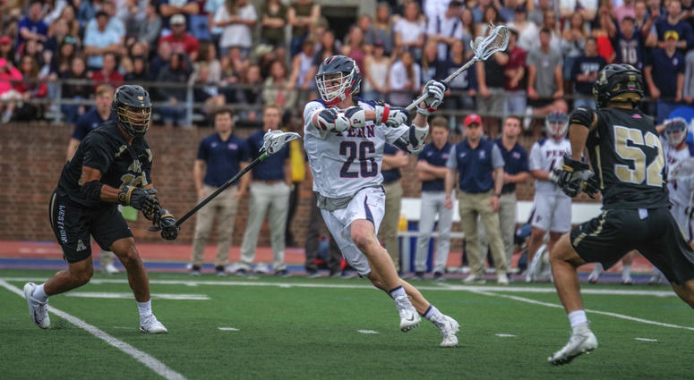 Penn freshman midfielder Sam Handley Penn freshman midfielder Sam Handley
