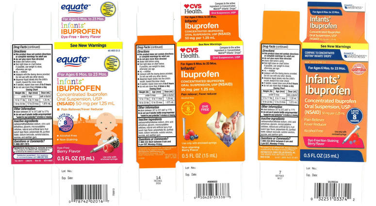 Three lots of infant ibuprophen have been recalled. Three lots of infant ibuprophen have been recalled.
